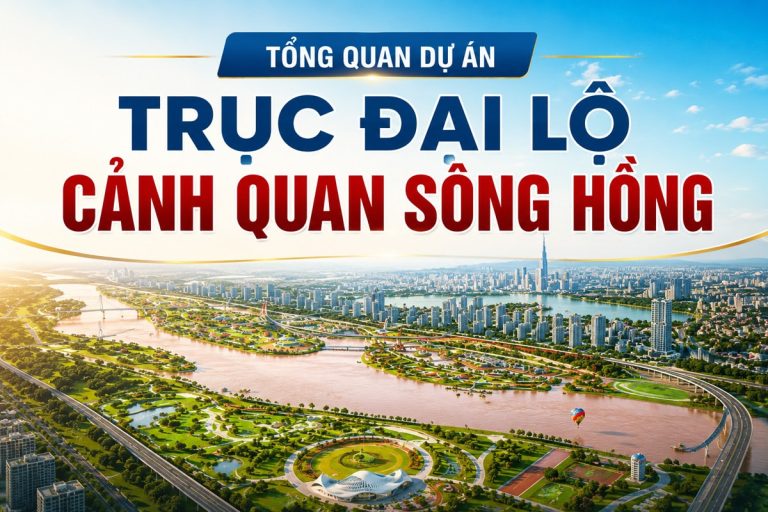 Tổng quan quy mô, tái định cư dự án Trục Đại lộ cảnh quan sông Hồng