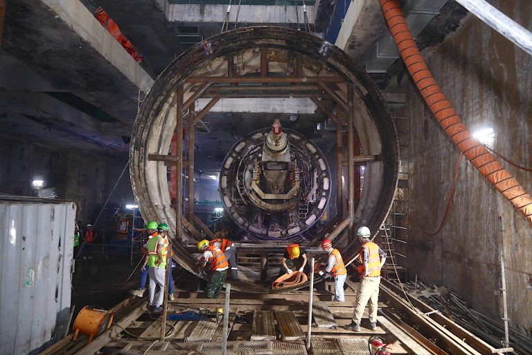 Tháo dỡ, bảo quản máy khoan hầm đường sắt đô thị TBM