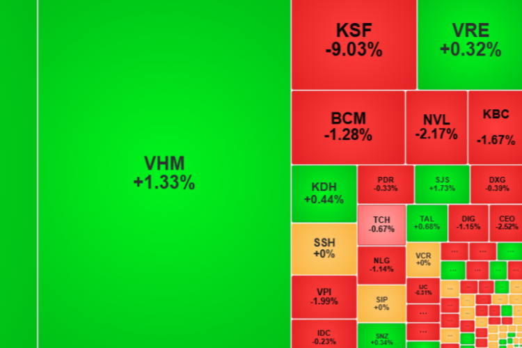 Cổ phiếu họ Vin kéo VN-Index tăng hơn 7 điểm, khối ngoại trở lại mua ròng