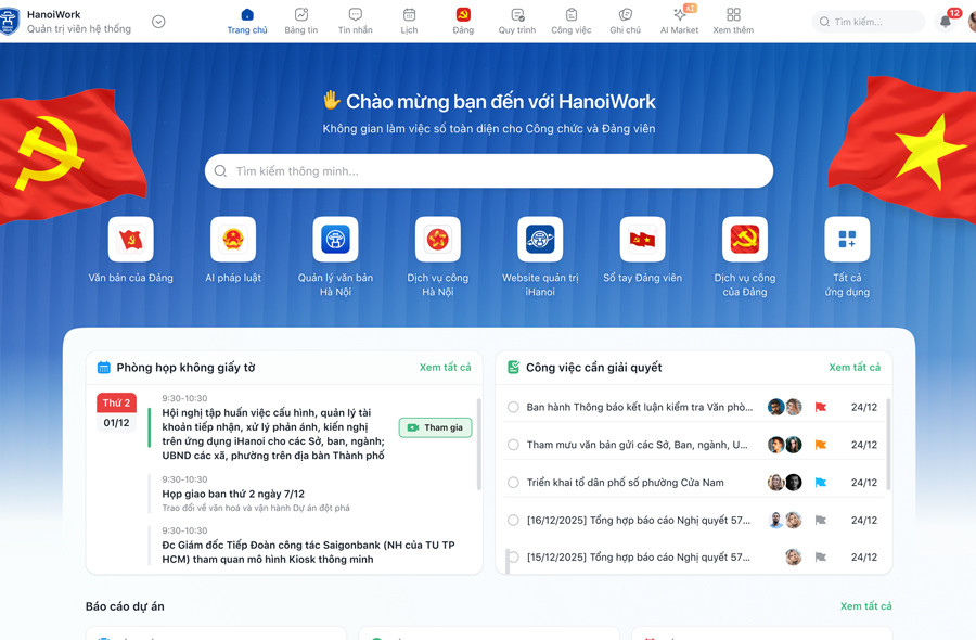 Nâng chất lượng công vụ bằng HanoiWork và OKR/KPI