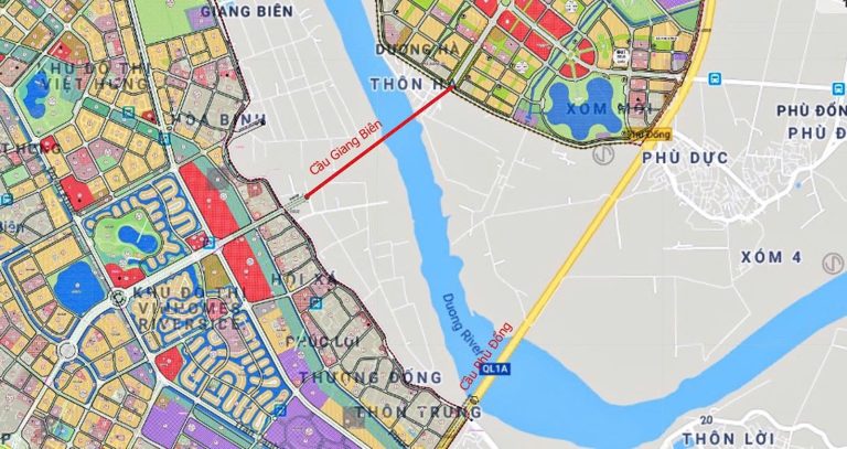 Đề xuất xây dựng cầu Giang Biên vượt sông Đuống
