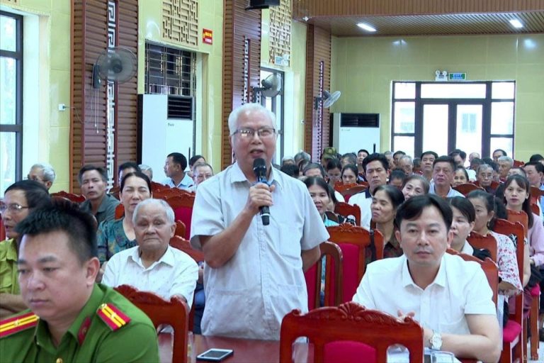 Xã Hát Môn: Tiếp xúc cử tri trước kỳ họp thường lệ giữa năm 2026