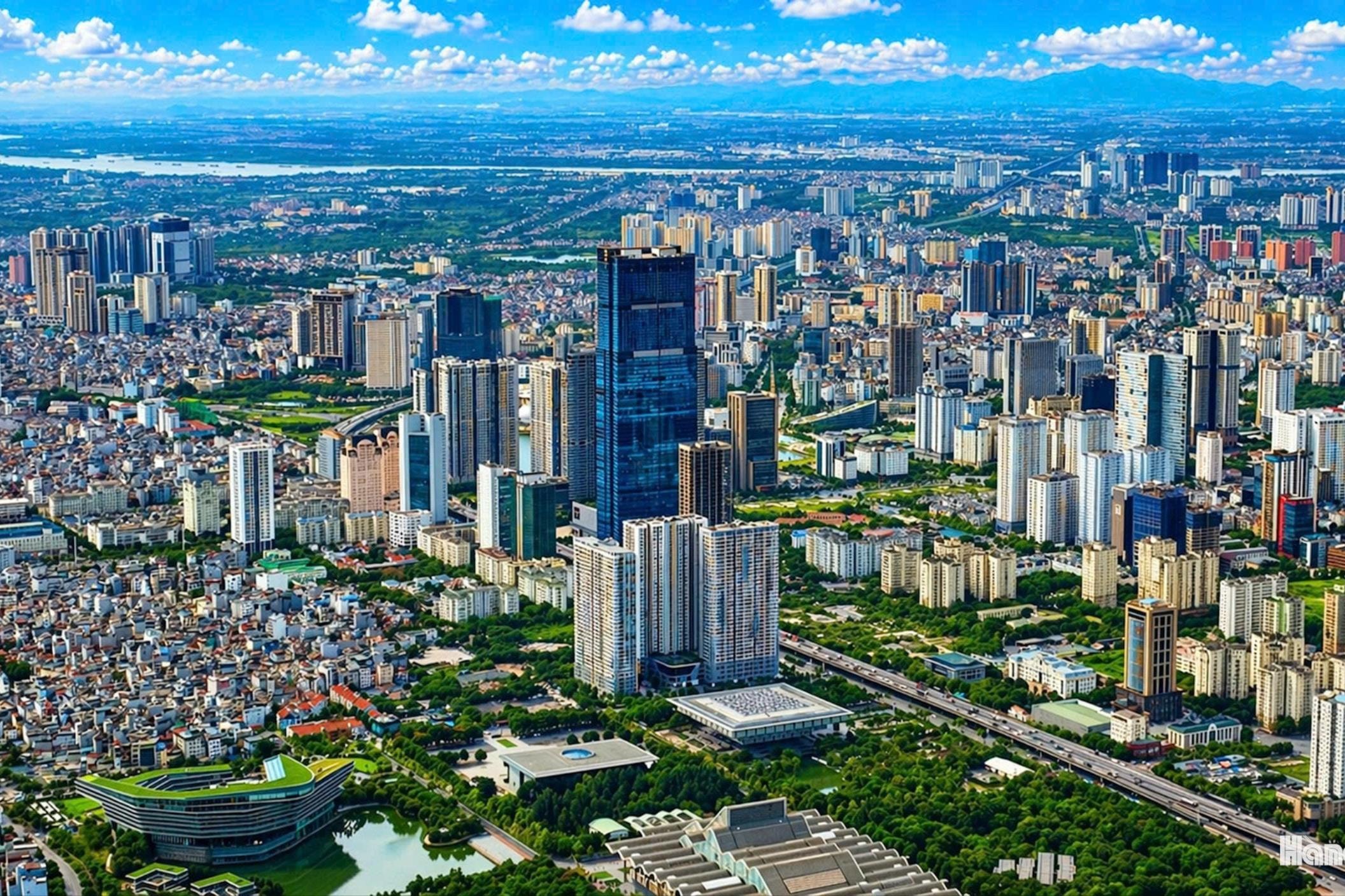 9 cực phát triển trong tầm nhìn 100 năm của Hà Nội